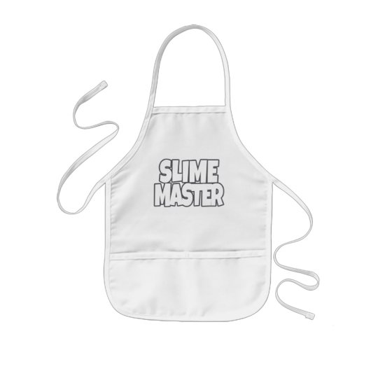 Slime Master Kind Apron Kinder Schort (Voorkant)