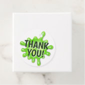 Slime Party Birthday Bedankjes Labels (In situ)