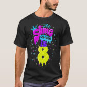 Slime Queen 8th Birthday Slime Shirt 8 (Voorkant)