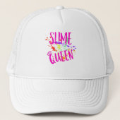 Slime Queen-Shirten en -Mokken Trucker Pet (Voorkant)
