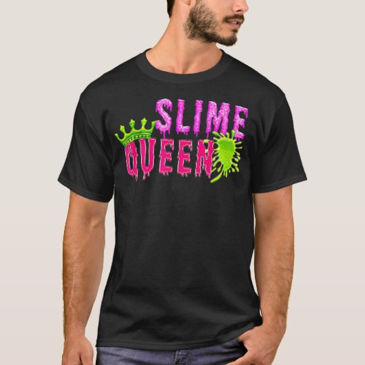 slime queen tee t shirts gooey crown  (Voorkant)