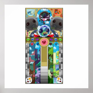 Slime Rancher Glas in lood Poster