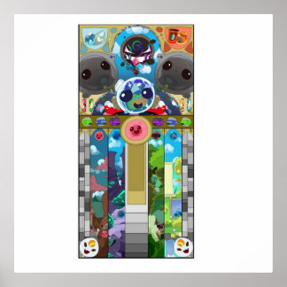 Slime Rancher Glas in lood Poster