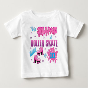 Slime Roller Schaats Colorful Birthday Girl Custom
