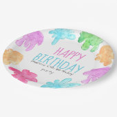 Slime thema kind verjaardagsfeestje bord (Gekanteld)