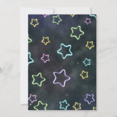 Slime Verjaardagsfeestje bewerkbare Sjabloon Uitno Kaart (Achterkant)