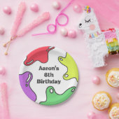 Slime verjaardagsfeestje papieren bordje (Feest)