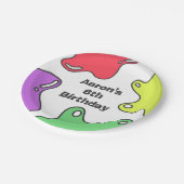 Slime verjaardagsfeestje papieren bordje (Gekanteld)