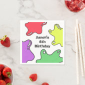 Slime verjaardagsfeestje servet (Insitu)