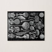 Slime vormen in zwart-wit legpuzzel (Horizontaal)