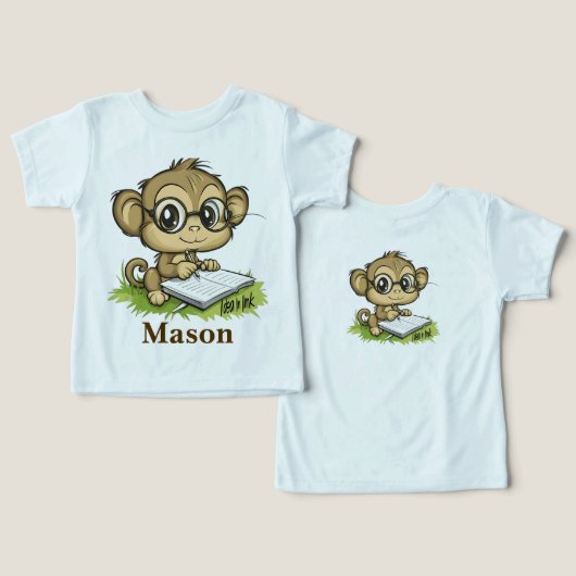 slimme aap (Ontwerp Voorkant & Achterkant)