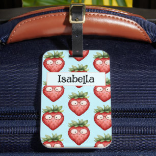 Slimme Aardbei Bagagelabel