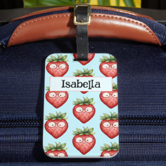 Slimme Aardbei Bagagelabel