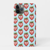 Slimme Aardbei Case-Mate iPhone Case (Achterkant)