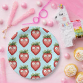 Slimme Aardbei Papieren Bordje (Feest)