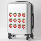 Slimme Aardbei Sticker (Koffer)