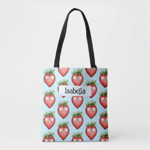 Slimme Aardbei  Tote Bag