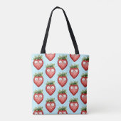Slimme Aardbei Tote Bag (Achterkant)