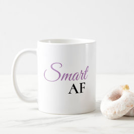 Slimme AF Paarse Uitdrukking Statement Koffiemok