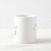 Slimme AF Roze Uitdrukking Statement Koffiemok (Center)