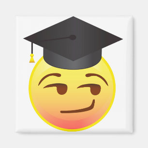 Slimme Afstuderen Klasse van Emoji Gift Magnet