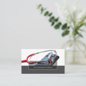 Slimme arts met digitale Smartphone Stethoscoop Visitekaartje (Staand voorkant)