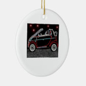 Slimme auto keramisch ornament (Rechts)
