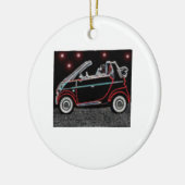 Slimme auto keramisch ornament (Links)