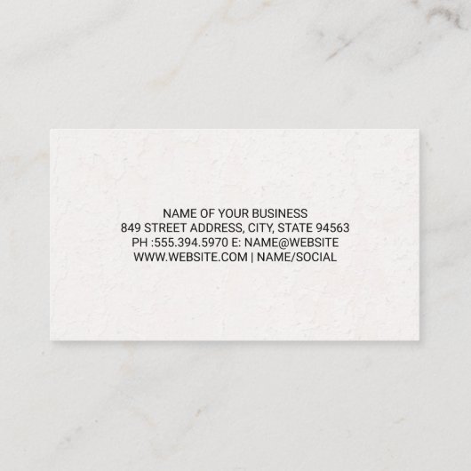 Slimme Auto Logo | Autodealer Visitekaartje (Achterkant)