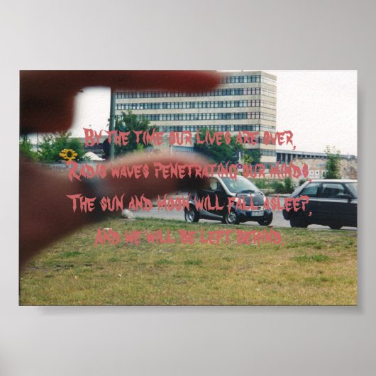 Slimme auto poster (Voorkant)