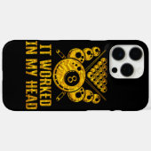 Slimme biljart Gezegde over mentale strategie Case-Mate iPhone Case (Achterkant (horizontaal))