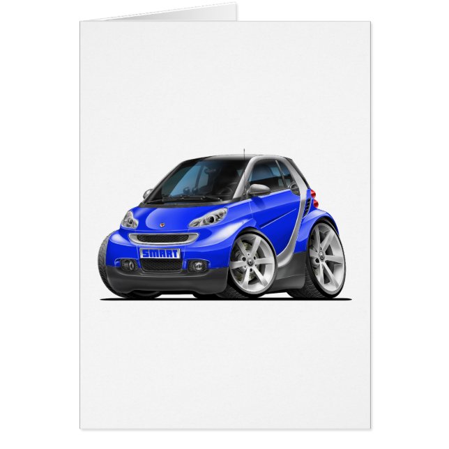Slimme Blauwe Auto (Voorkant)