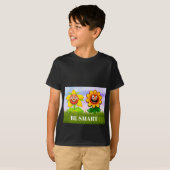 SLIMME BOY GARDEN FLOWER SMILE T-SHIRT (Voorkant volledig)