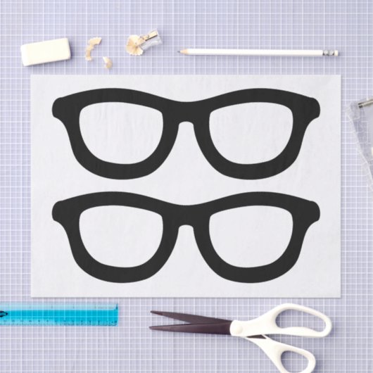 Slimme bril tissuepapier (Craft)