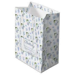 Slimme bruine en witte bruidbruine bruidjes Dank j Medium Cadeauzakje