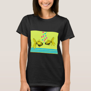 Slimme bubbels blazen & een hoop gelukkig geel t-shirt
