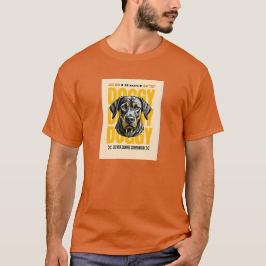 Slimme canine Companion. T-shirt (Voorkant)