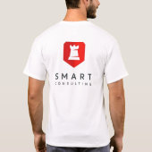 Slimme Consultancy Schaak Toren T-shirt (Achterkant)