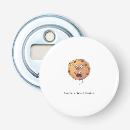 Slimme cookie flesopener button flesopener