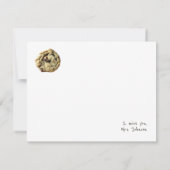 Slimme Cookie-leraar aan studentenverhalen Kaart (Achterkant)