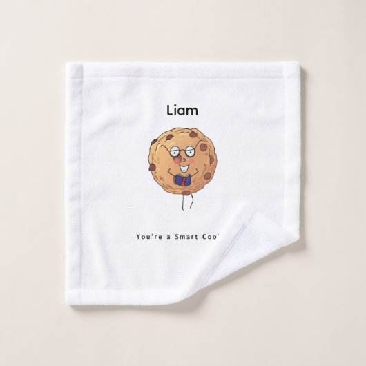 slimme cookie, leuk cadeau/geschenk washandje (Wasdoekje)