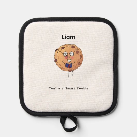 slimme cookie, leuk cadeau pannenlap (Voorkant)