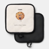 slimme cookie, leuk cadeau pannenlap (Voorkant / Achterkant)
