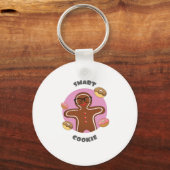 Slimme cookie met lekkernijen sleutelhanger (Voorkant)