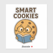 Slimme cookies – leren, groeien, stralen 🍪📚 sticker (Vel)