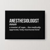 Slimme definitie van anesthesioloog button (Voorkant)
