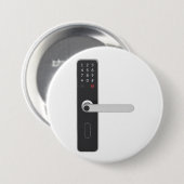 Slimme deurvergrendeling met geïntegreerd toetsenb ronde button 7,6 cm (Voorkant /achterkant)
