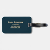 Slimme elektricien voor lichtlamp bagagelabel (Achterkant horizontaal)