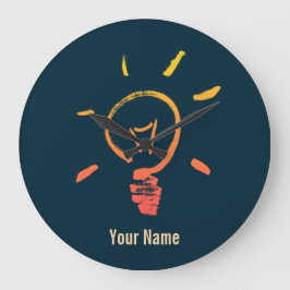 Slimme elektricien voor lichtlamp grote klok