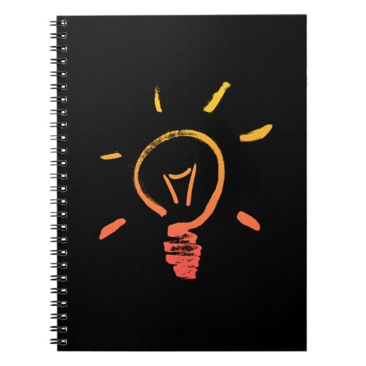 Slimme elektricien voor lichtlamp notitieboek (Voorkant)